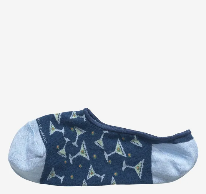 Men LowCut Liner Socks Navy Martini JohnstonandMurphy Socks