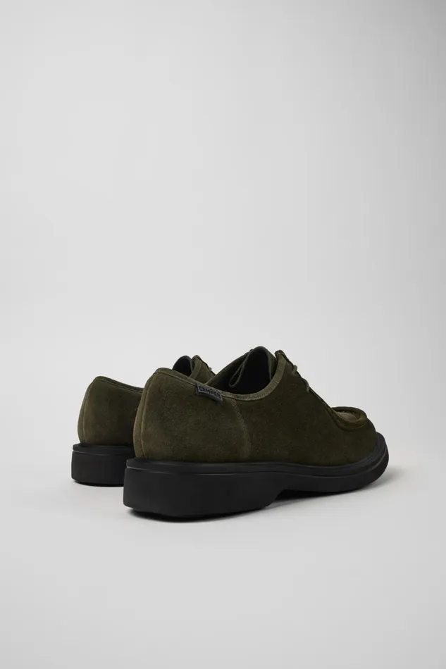 Men Norman Green Nubuck Shoes Camper Formal Shoes Men Norman Green Nubuck Shoes Camper Formal Shoes
