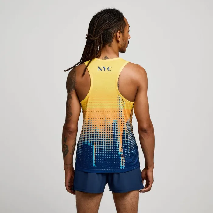 Men Nyc Stopwatch Graphic Singlet New York 2024 Saucony Tops