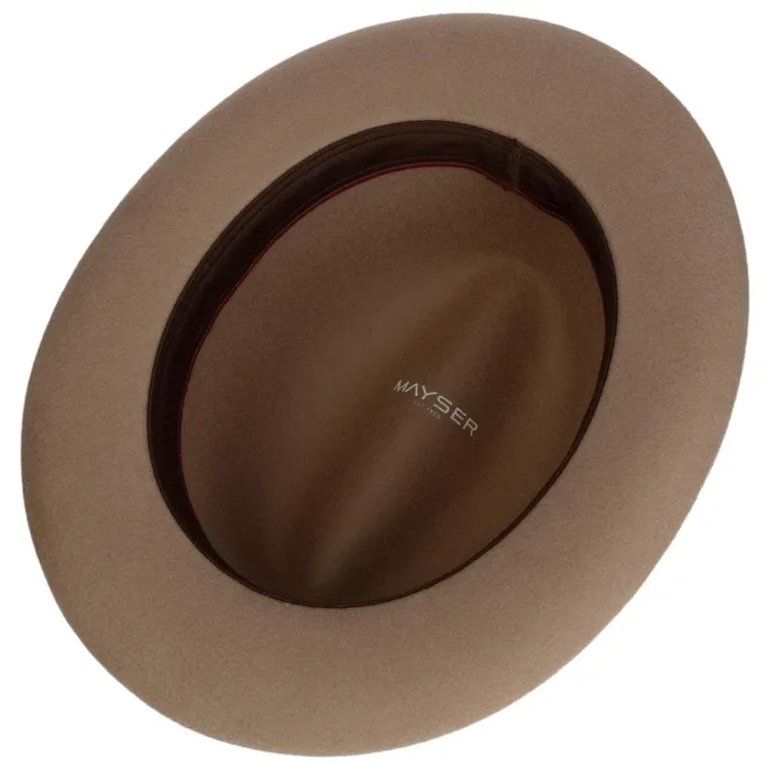 Men Occassion Hats Mayser Homburger Felt Hat Dark Blue Men Occassion Hats Mayser Homburger Felt Hat Dark Blue