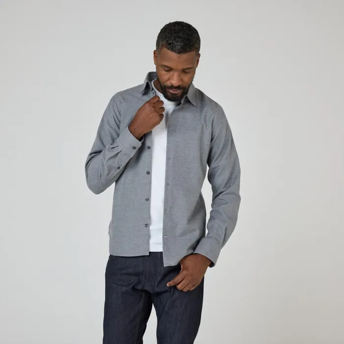 Men Oliver Sweeney Shirts Hawkesworth Grey