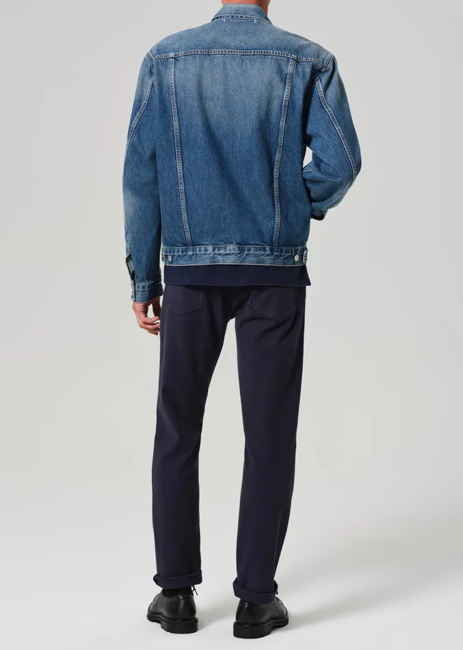 Men Pants Citizens Of Humanity Adler Slim French Terry In Night Flight