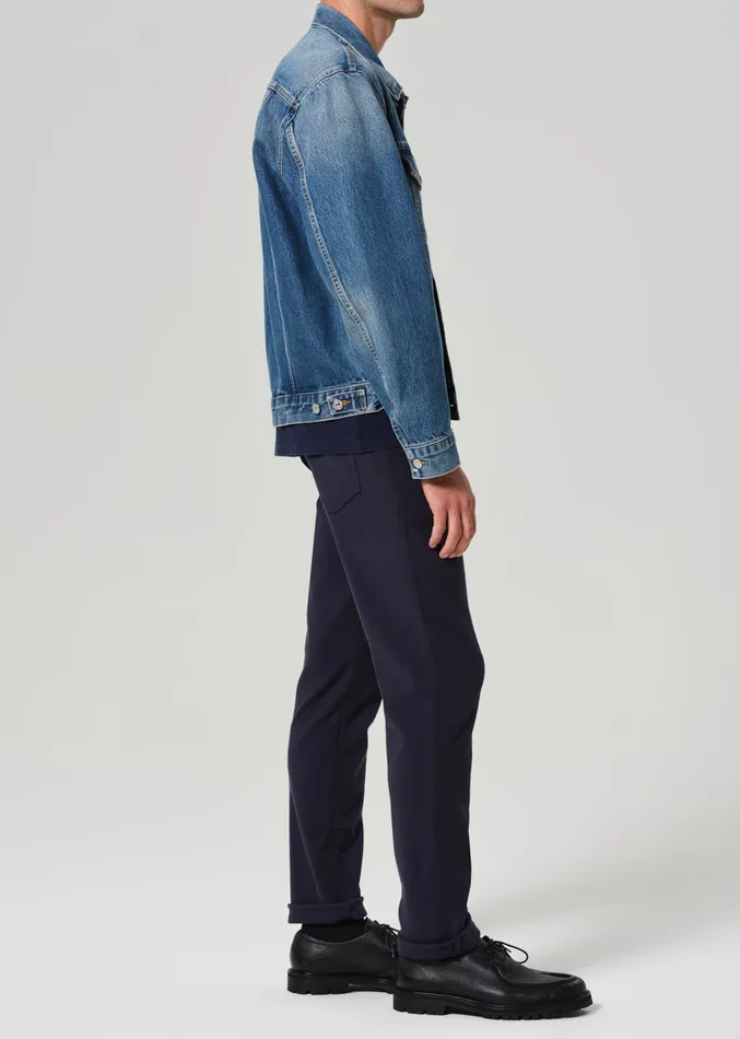 Men Pants Citizens Of Humanity Adler Slim French Terry In Night Flight