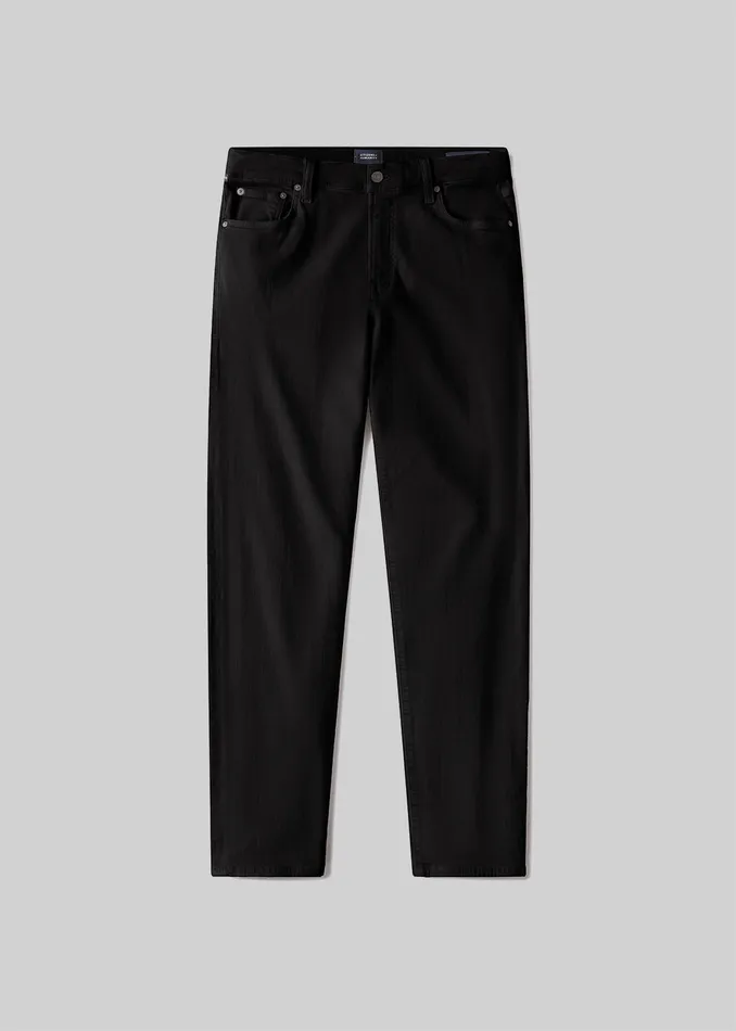 Men Pants Citizens Of Humanity Adler Slim Soft Weft In Black