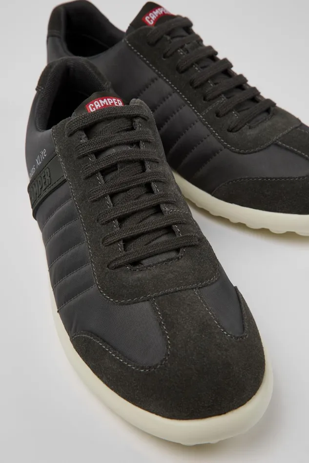 Men Pelotas XLite Gray TextileNubuck Oxford Sneaker Camper Casual Shoes