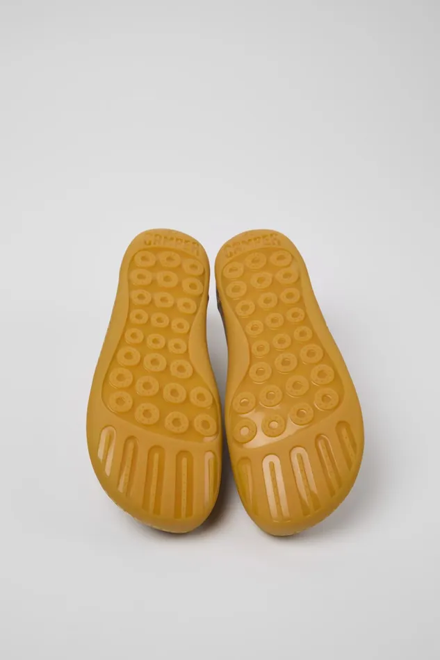 Men Peu Beige Leather Basket Camper Casual Shoes Men Peu Beige Leather Basket Camper Casual Shoes