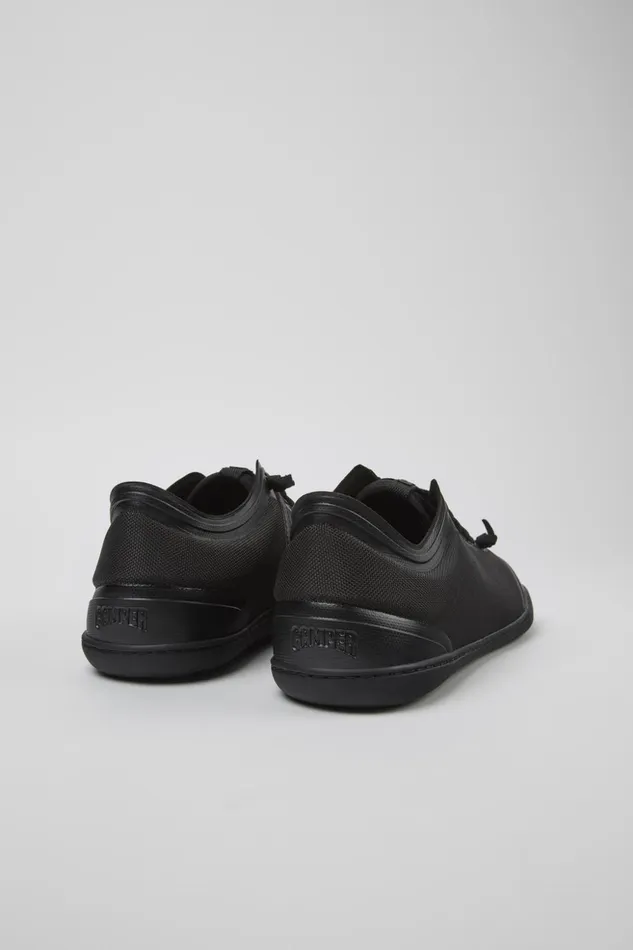 Men Peu Black Textile Shoes Camper Casual Shoes Men Peu Black Textile Shoes Camper Casual Shoes
