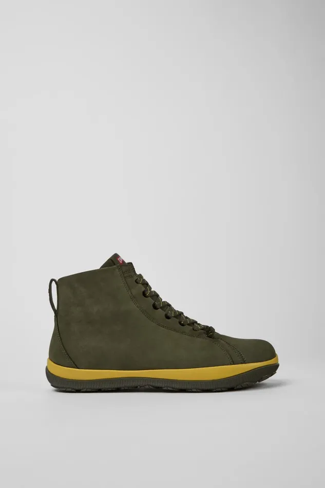 Men Peu Pista GORETEX Green Nubuck Ankle Boots Camper Ankle Boots Men Peu Pista GORETEX Green Nubuck Ankle Boots Camper Ankle Boots
