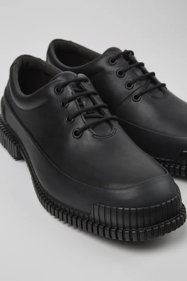 Men Pix Black Leather Shoes Camper Formal Shoes