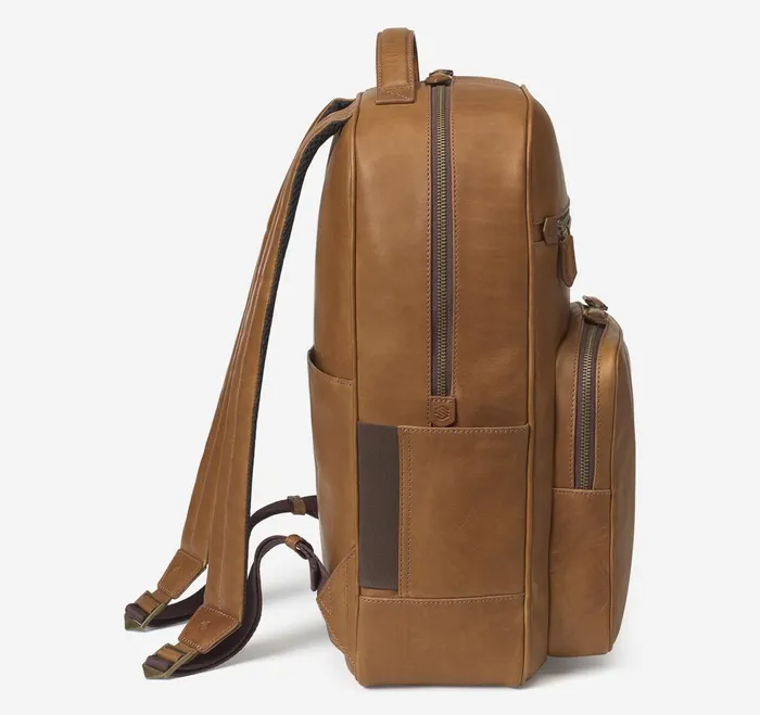 Men Rhodes Backpack Tan Full Grain JohnstonandMurphy Backpacks and Briefcases Men Rhodes Backpack Tan Full Grain JohnstonandMurphy Backpacks and Briefcases