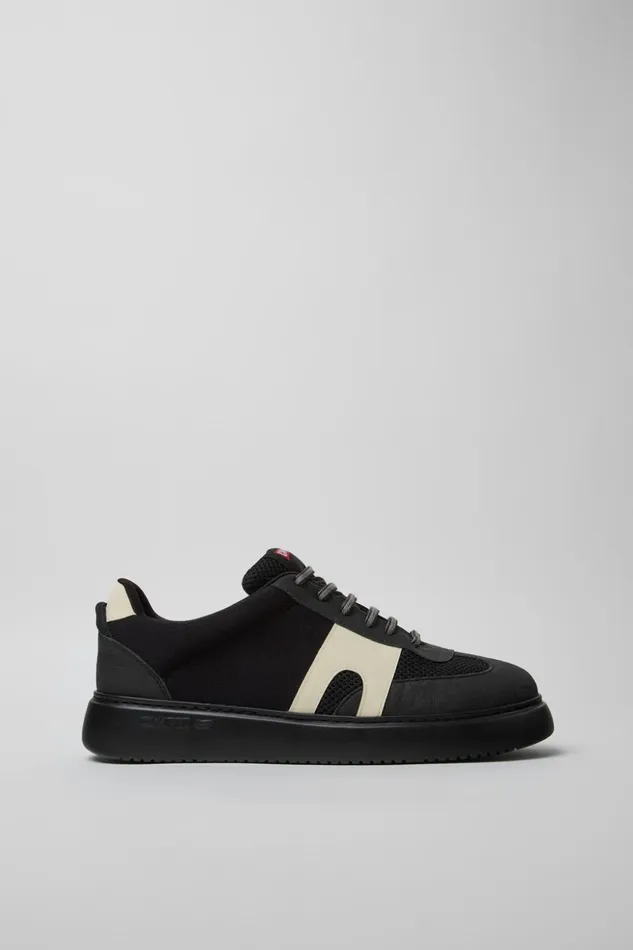 Men Runner K21 Sorona Black Textile Sneakers Camper Sneakers Men Runner K21 Sorona Black Textile Sneakers Camper Sneakers