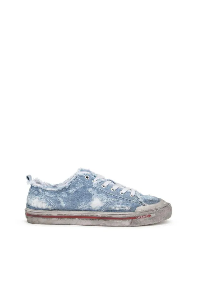 Men SAthos Low Blue Diesel Sneakers