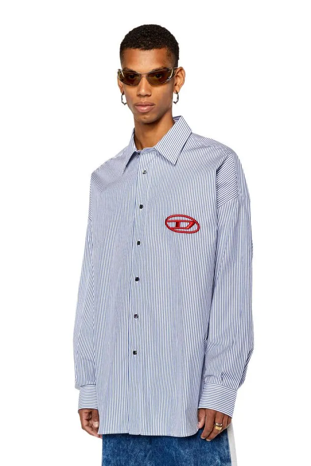 Men SDouber Blue Diesel Shirts Men SDouber Blue Diesel Shirts