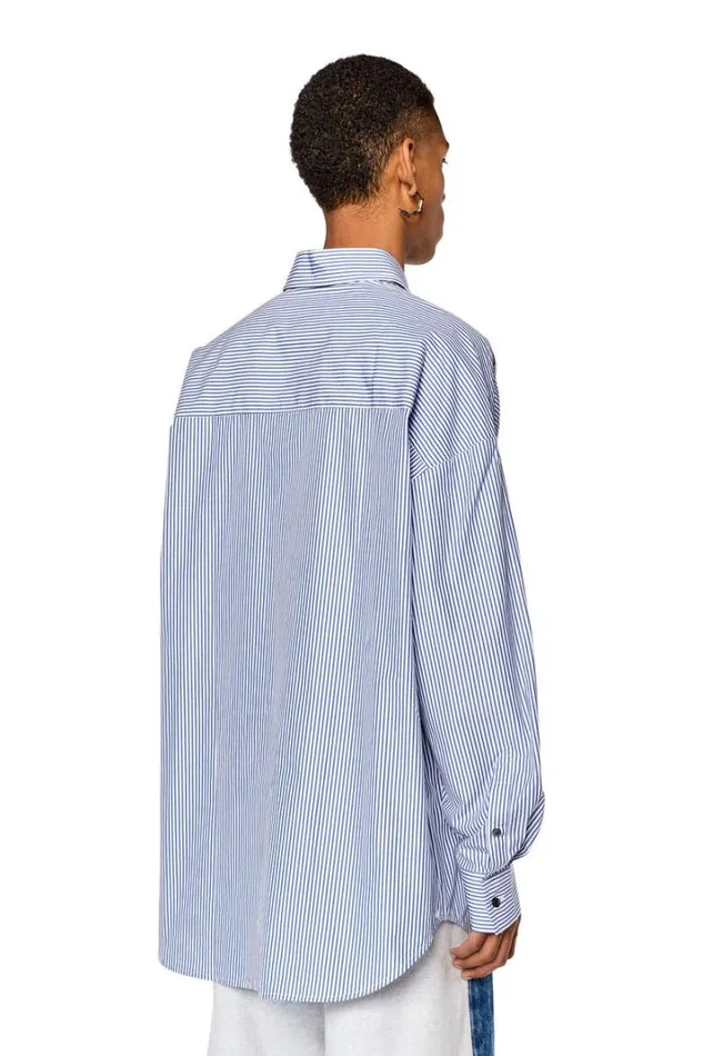 Men SDouber Blue Diesel Shirts Men SDouber Blue Diesel Shirts