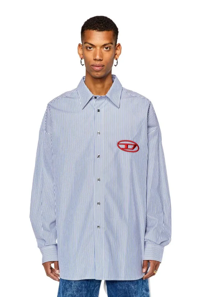 Men SDouber Blue Diesel Shirts Men SDouber Blue Diesel Shirts