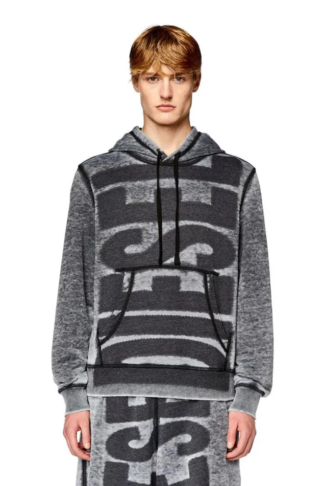 Men SGinnHoodL1 Black Diesel Sweaters Men SGinnHoodL1 Black Diesel Sweaters