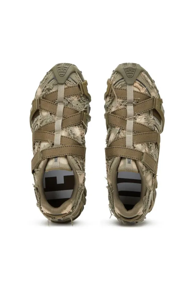 Men SPrototypeCr Military Green Diesel Sneakers Men SPrototypeCr Military Green Diesel Sneakers