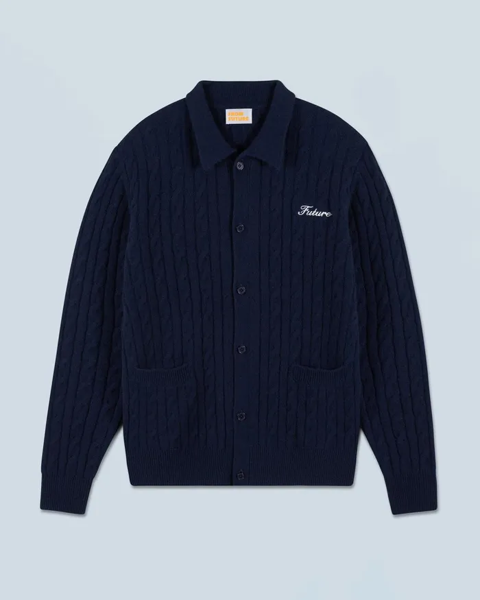 Men Shirts and TShirts From Future Long Sleeve Shirt Navy