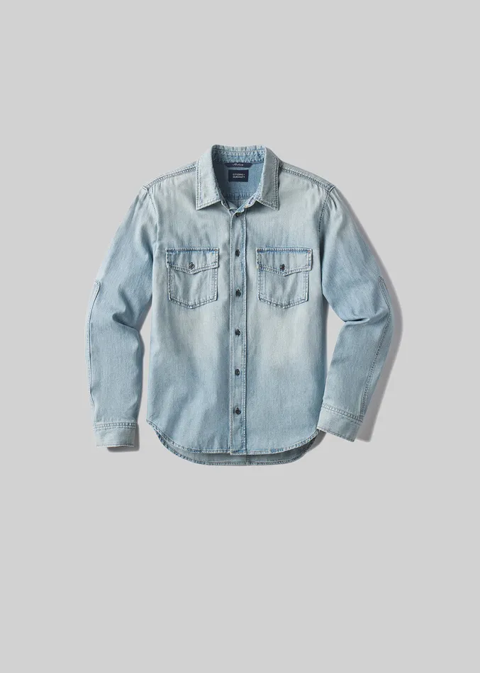 Men Shirts Citizens Of Humanity Cairo Utility Shirt In Tempo