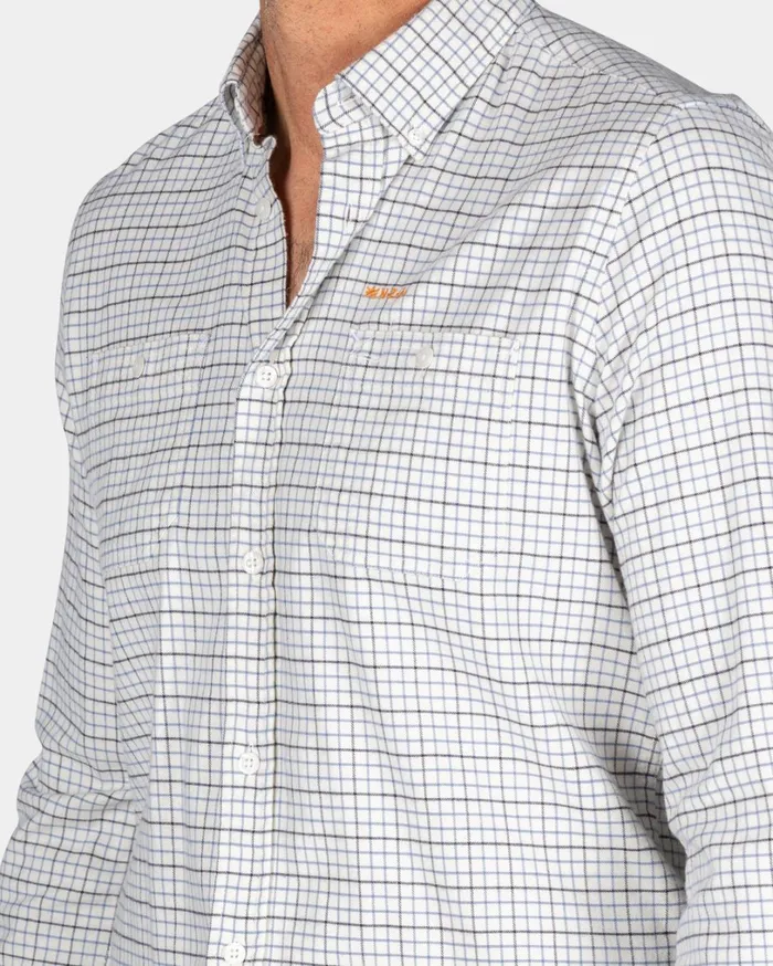 Men Shirts NZA New Zealand Auckland Checked Ecru Shirt 8211 Ecru