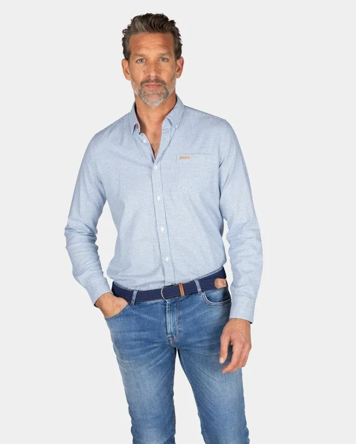 Men Shirts NZA New Zealand Auckland Light Blue Flannel Shirt 8211 Light Blue