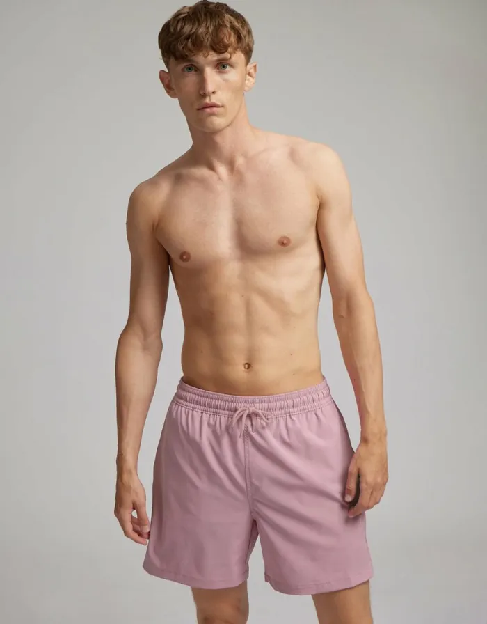 Men Shorts Colorful Standard Classic Swim Shorts Teal Blue
