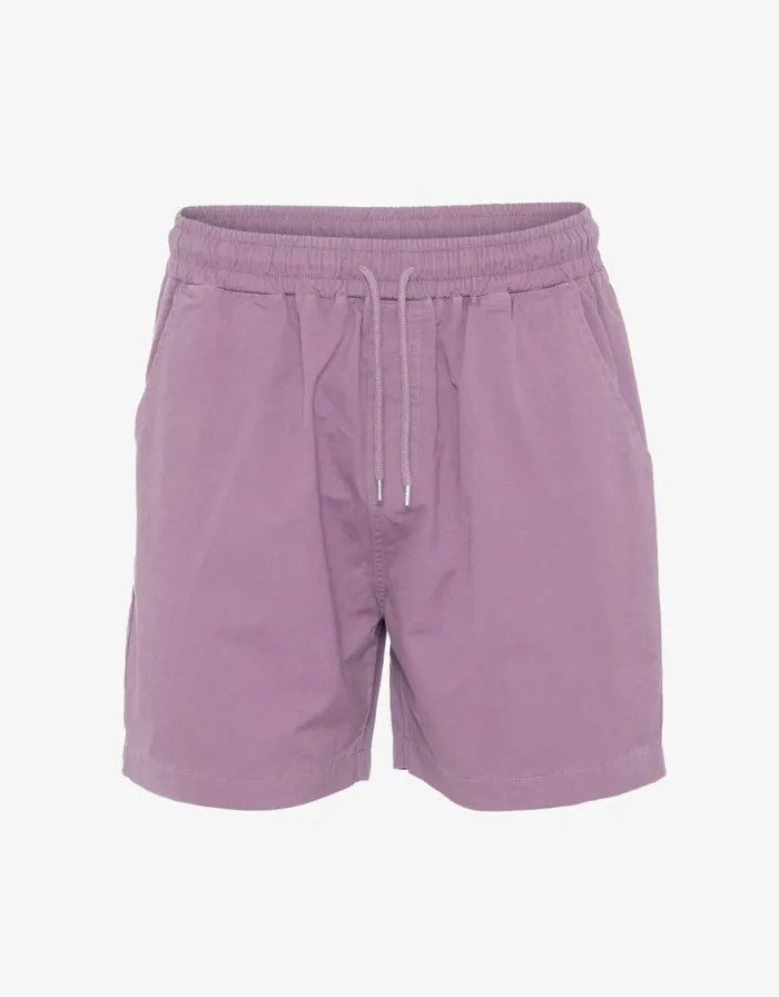 Men Shorts Colorful Standard Organic Twill Shorts Pearly Purple