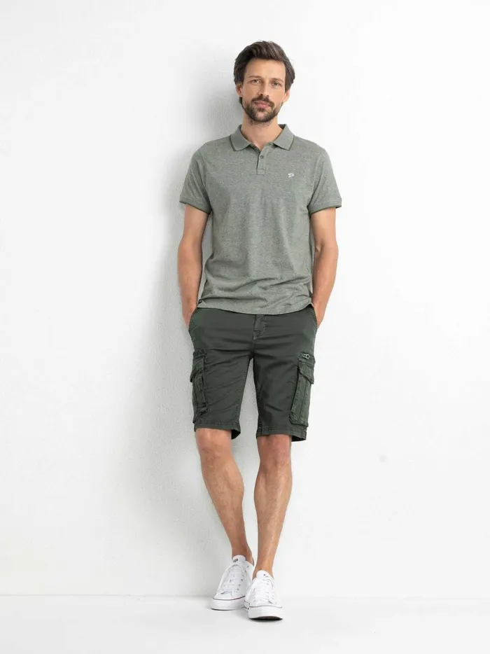 Men Shorts Petrol Industries Cargo Shorts Forest Night