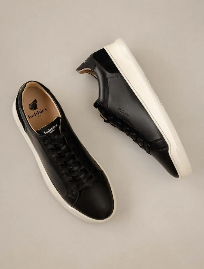 Men Sneakers Bobbies Daniil Deep Black Men Sneakers Bobbies Daniil Deep Black