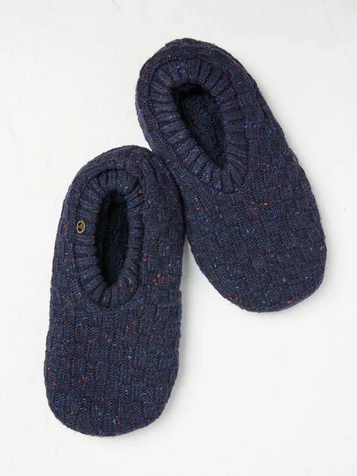 Men Socks Fat Face Blue Navy Bee Daisy Socks 1 Pack
