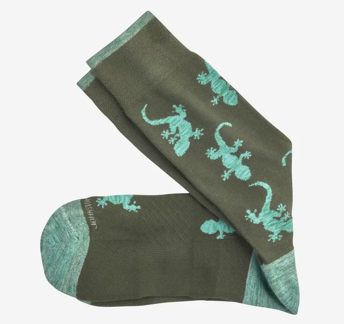 Men Space Dye Socks Green Reptile JohnstonandMurphy Socks