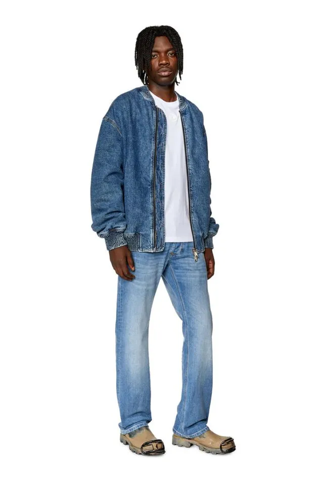 Men Straight Jeans 1985 Larkee 0enas Light Blue Diesel Straight