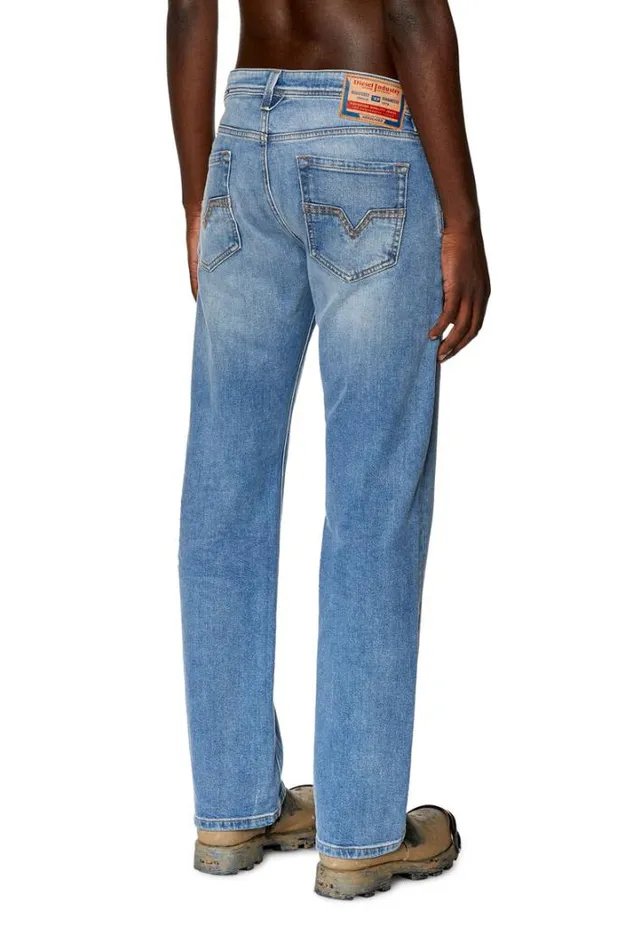 Men Straight Jeans 1985 Larkee 0enas Light Blue Diesel Straight
