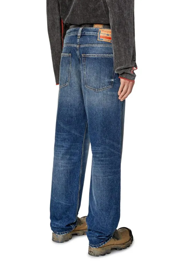 Men Straight Jeans 2010 DMacs 09h02 Medium Blue Diesel Straight Men Straight Jeans 2010 DMacs 09h02 Medium Blue Diesel Straight