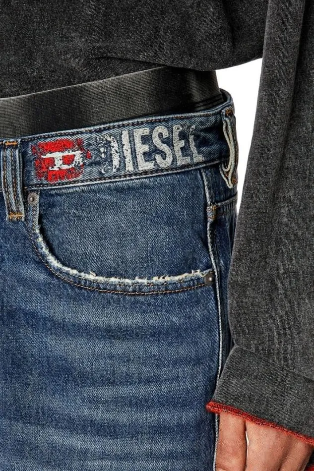 Men Straight Jeans 2010 DMacs 09h02 Medium Blue Diesel Straight Men Straight Jeans 2010 DMacs 09h02 Medium Blue Diesel Straight