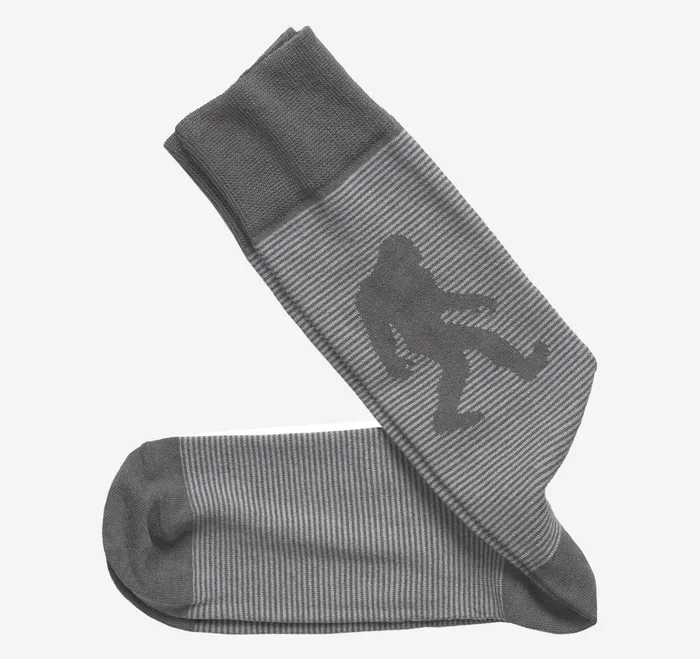 Men Striped Socks Gray Yeti JohnstonandMurphy Socks