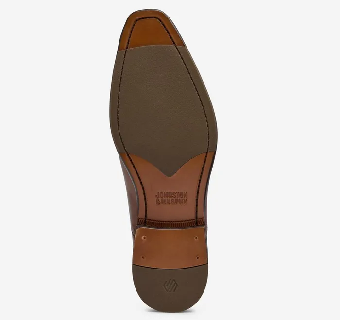 Men Sullivan Plain Toe Tan Italian Calfskin JohnstonandMurphy LaceUps Men Sullivan Plain Toe Tan Italian Calfskin JohnstonandMurphy LaceUps