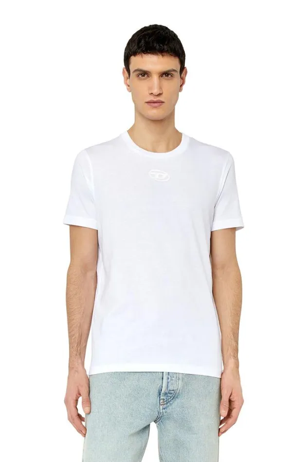 Men TDiegorG13 White Diesel Tshirts Men TDiegorG13 White Diesel Tshirts