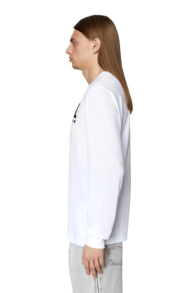 Men TJustLsDiv White Diesel Tshirts Men TJustLsDiv White Diesel Tshirts