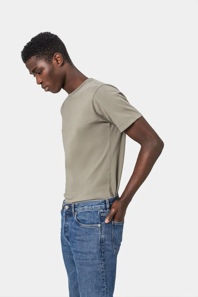 Men TShirts Colorful Standard Classic Organic Tee Polar Blue
