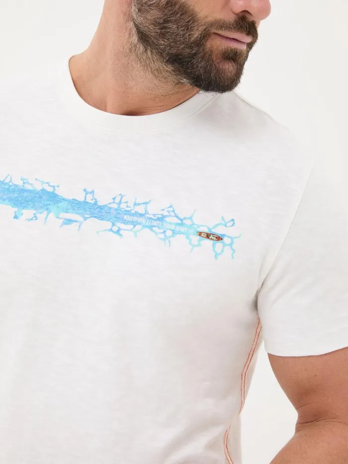 Men TShirts Fat Face White Ice Breakers 100 Cotton TShirt Men TShirts Fat Face White Ice Breakers 100 Cotton TShirt