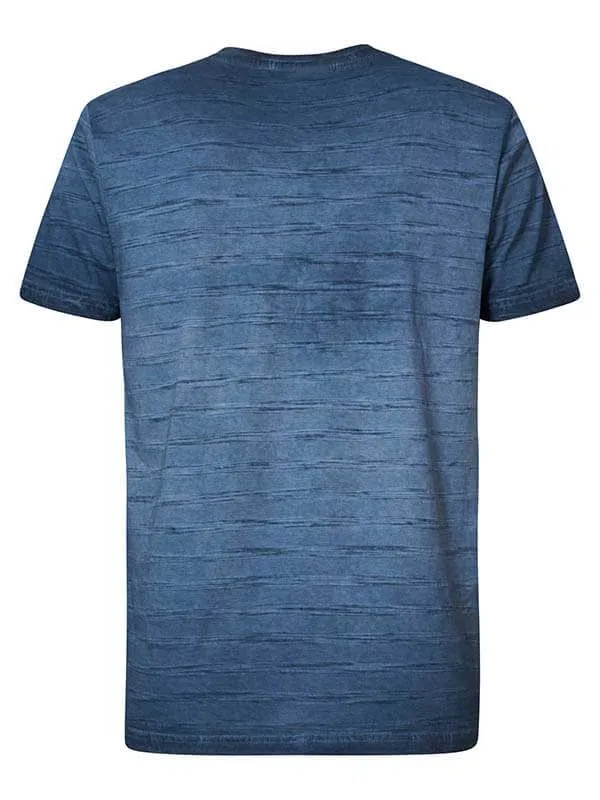 Men TShirts Petrol Industries Artwork TShirt Midnight Navy