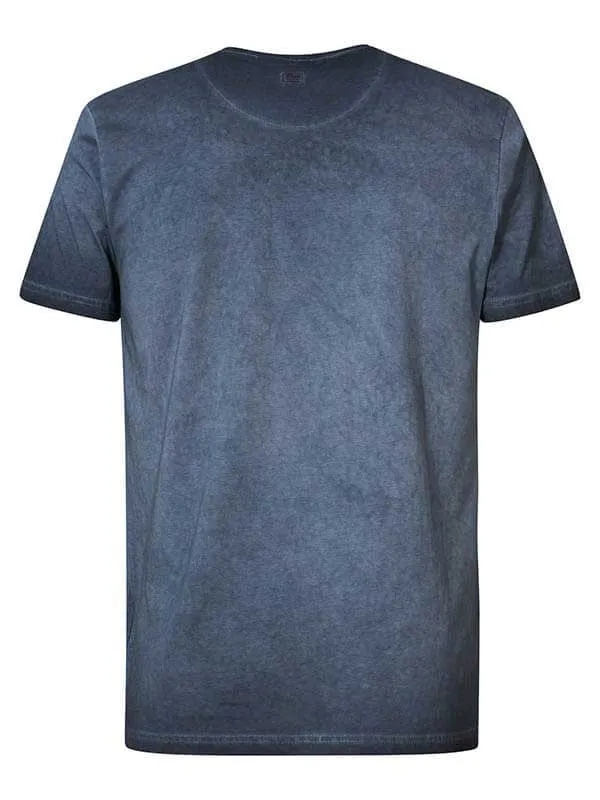 Men TShirts Petrol Industries Summery TShirt Raven Grey
