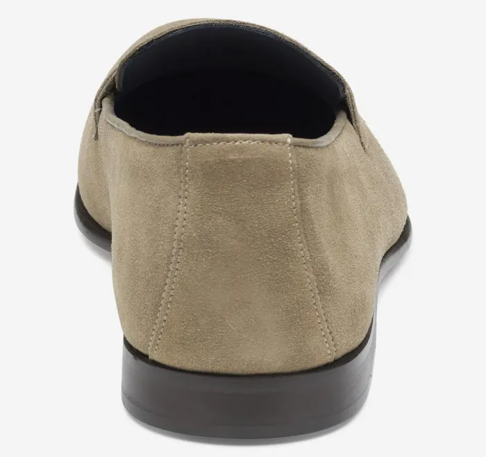Men Taylor Penny Loafer Taupe Italian Suede JohnstonandMurphy SlipOns and Loafers Men Taylor Penny Loafer Taupe Italian Suede JohnstonandMurphy SlipOns and Loafers