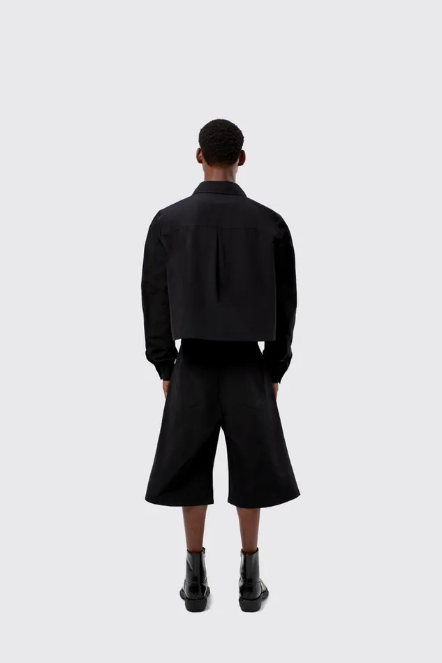 Men Tech Shirt Black CottonNylon Shirt Camper Tops Men Tech Shirt Black CottonNylon Shirt Camper Tops
