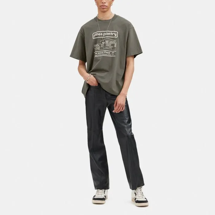 Men Tops and Bottoms Coach T Shirt With Pines Pantry Graphic Medium Grey