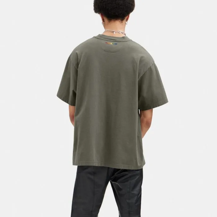 Men Tops and Bottoms Coach T Shirt With Pines Pantry Graphic Medium Grey