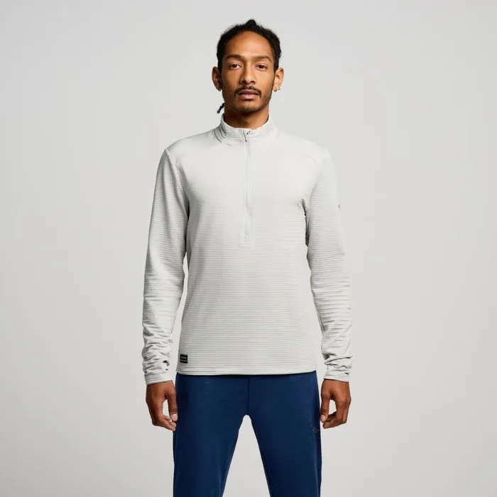 Men Triumph 3d 12 Zip Grey Heather Saucony Jackets