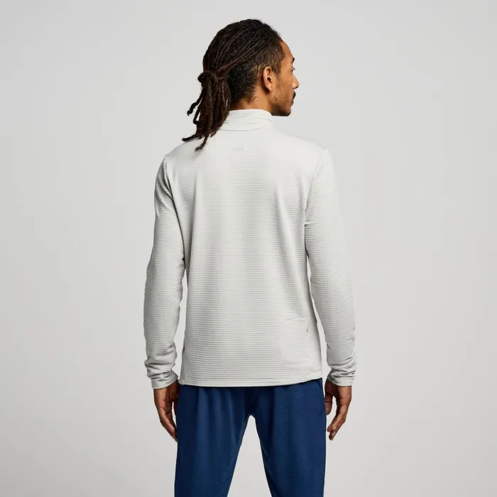 Men Triumph 3d 12 Zip Grey Heather Saucony Jackets