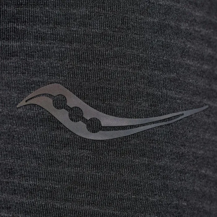 Men Triumph 3d Crew Black Heather Saucony Tops